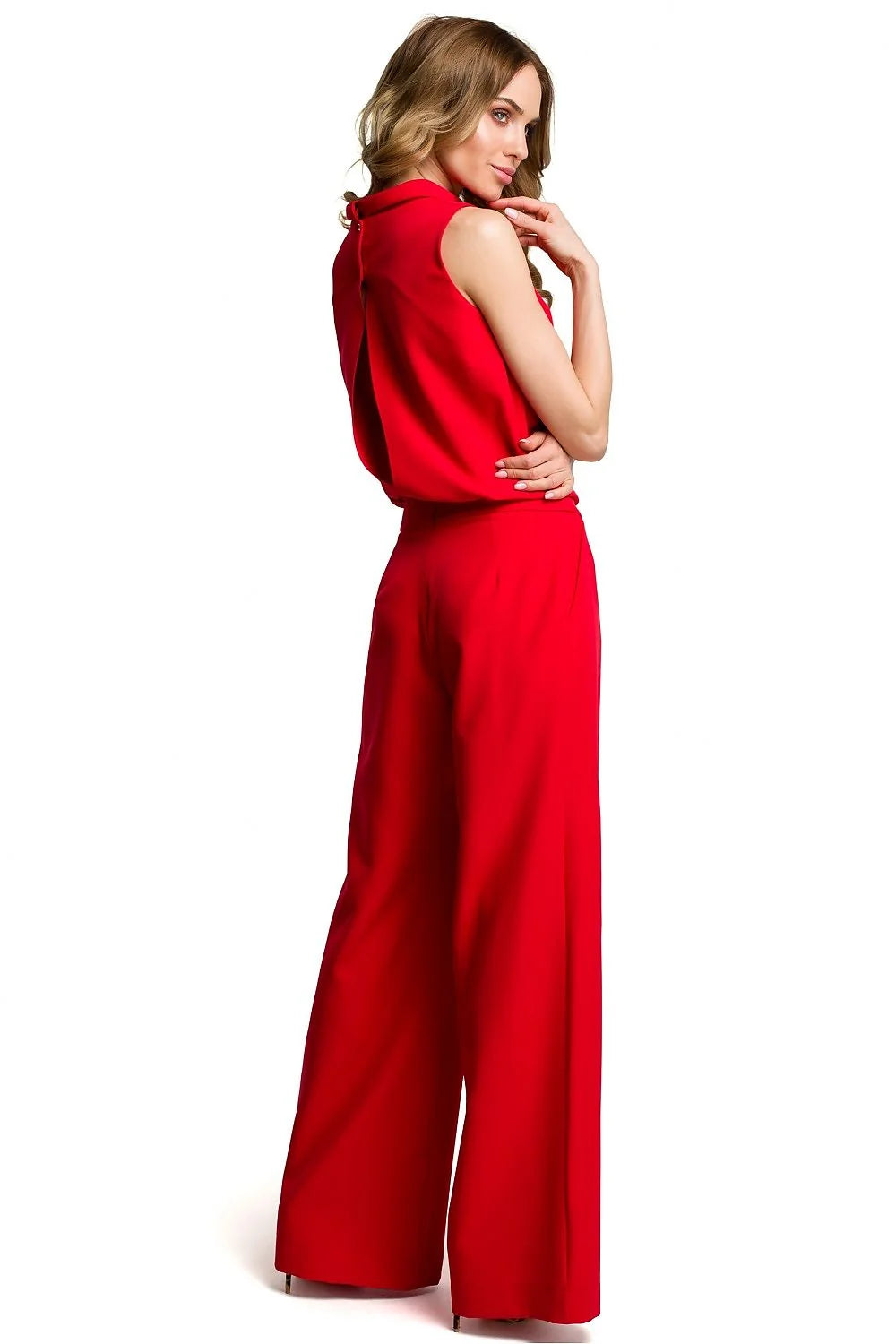 Ensemble pantalon et haut noir fluide élégant classique pour femmes modernes mode chic polyvalente