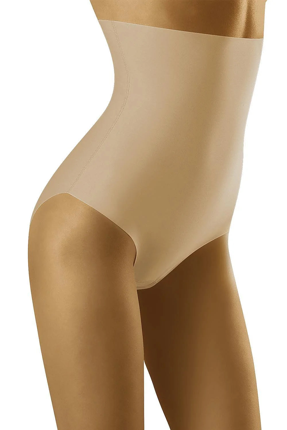 Culotte gainante taille haute microfibre noire confort silhouette lisse invisible sous vêtements sculptante élégante