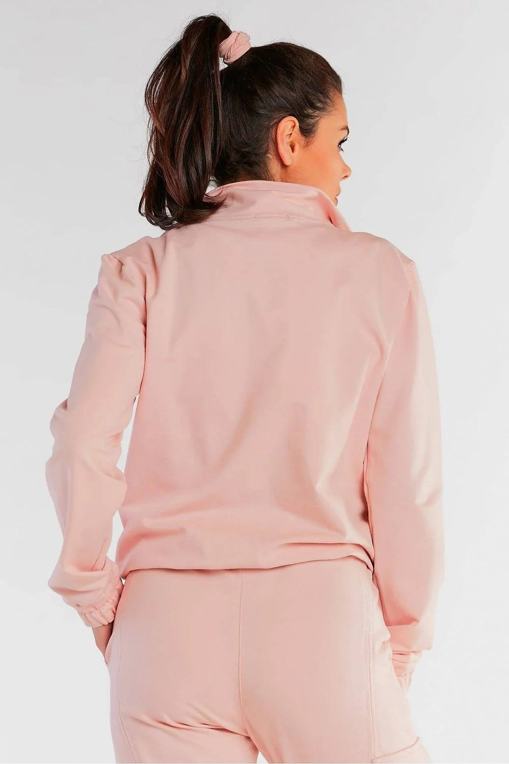 Ensemble veste pantalon polyester jaune fluo sport chic confortable quotidien pour femme élégante