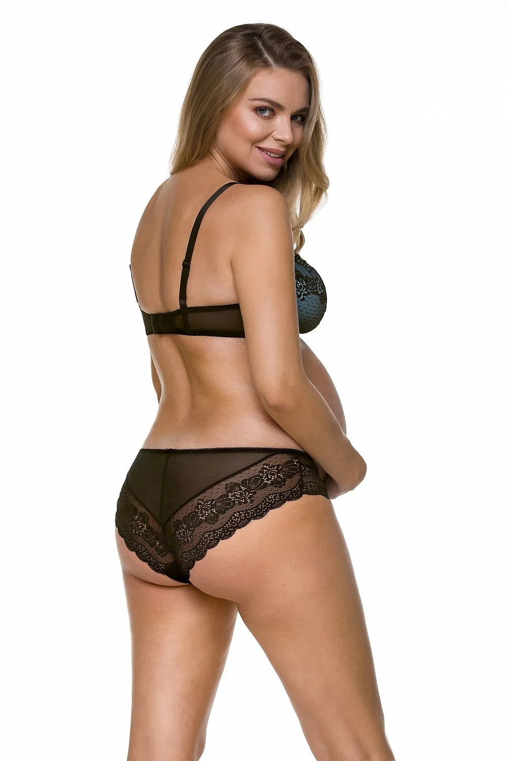 Culottes maternité en coton stretch style balconnet élégantes confortables ajustables pour femmes enceintes raffinées