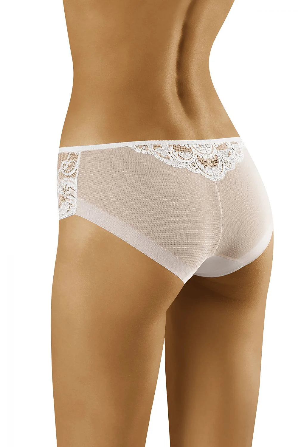 Culotte dentelle florale noire Wolbar sexy élégante confortable transparence féminine taille mi-haute raffinée