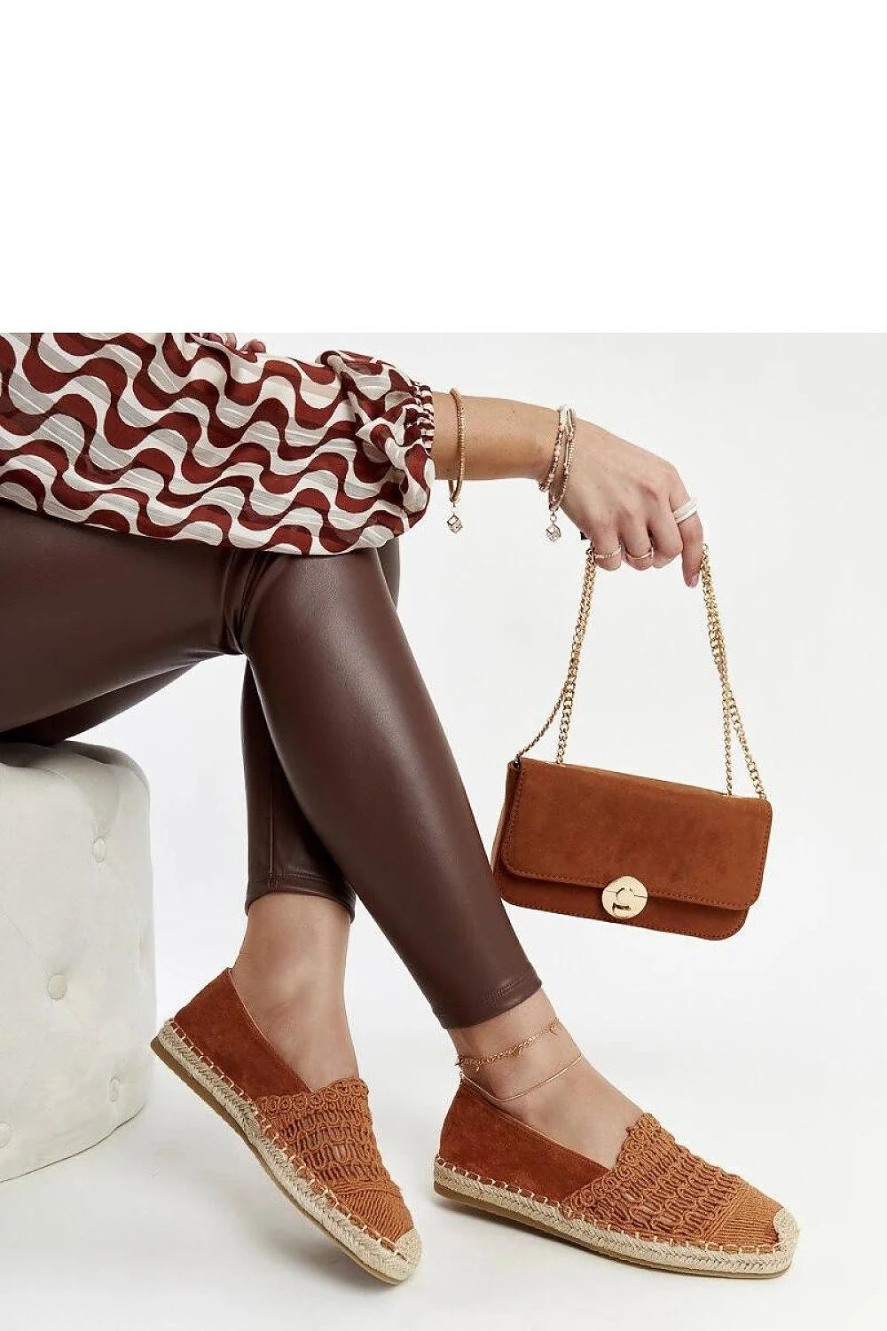 Espadrilles Gordana Solea Summer Style Comfort High-Quality Materials Brown Ajourées Rubber Sole Easy On-Off Women