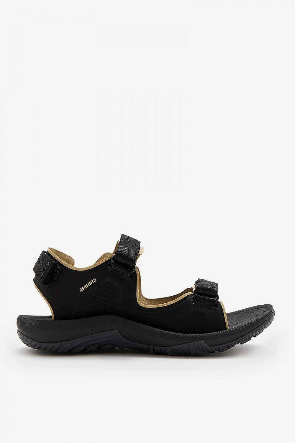 Sandales Step in style 4F pour femmes style sportif confort maximal fermeture Velcro noire beige été randonnée outdoor