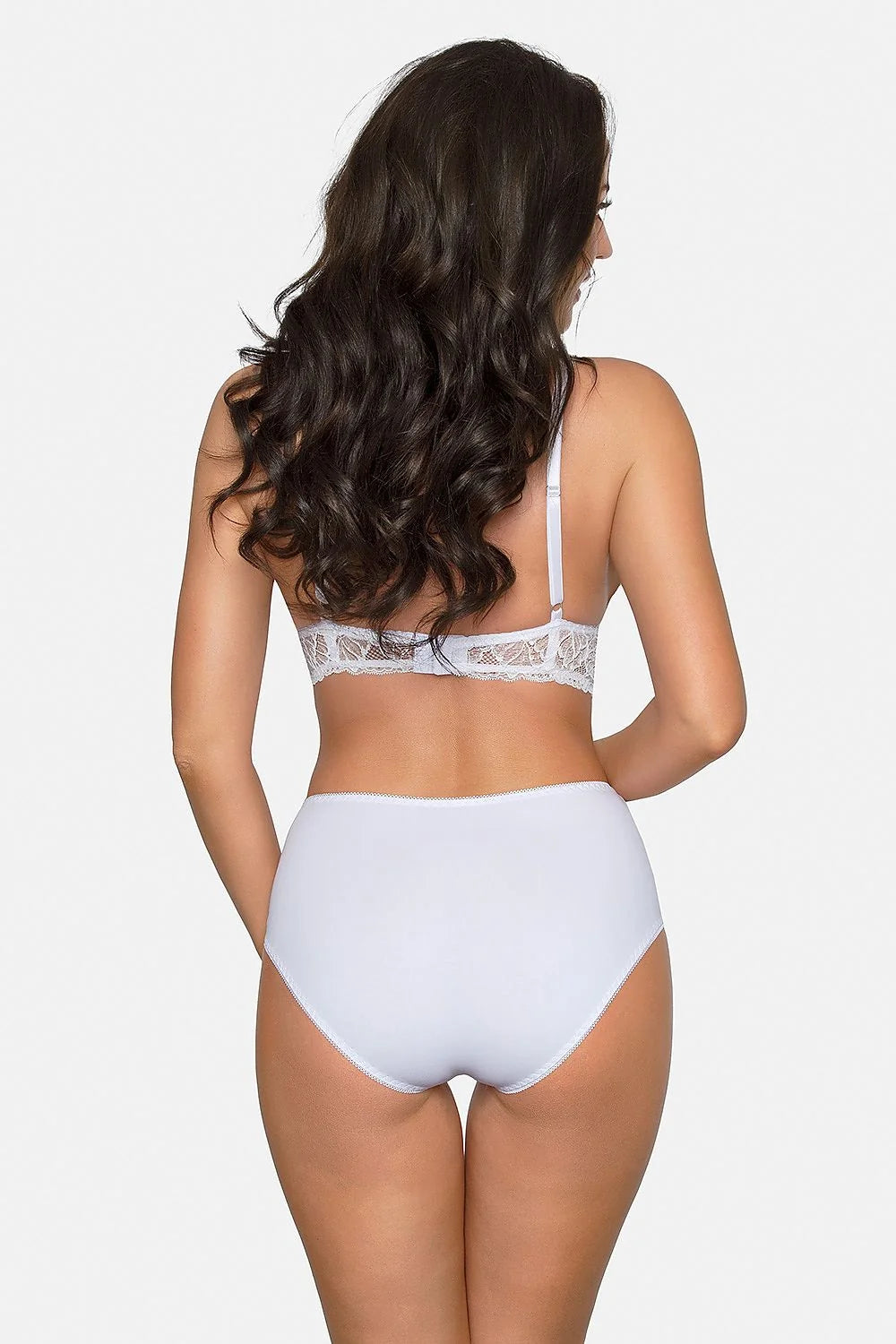 Ensemble de lingerie pour femmes, soutien-gorge triangle dentelle noire, culotte taille haute, coton de haute qualité, dentelle transparente, motifs floraux, sans armature, pologne, femmes
