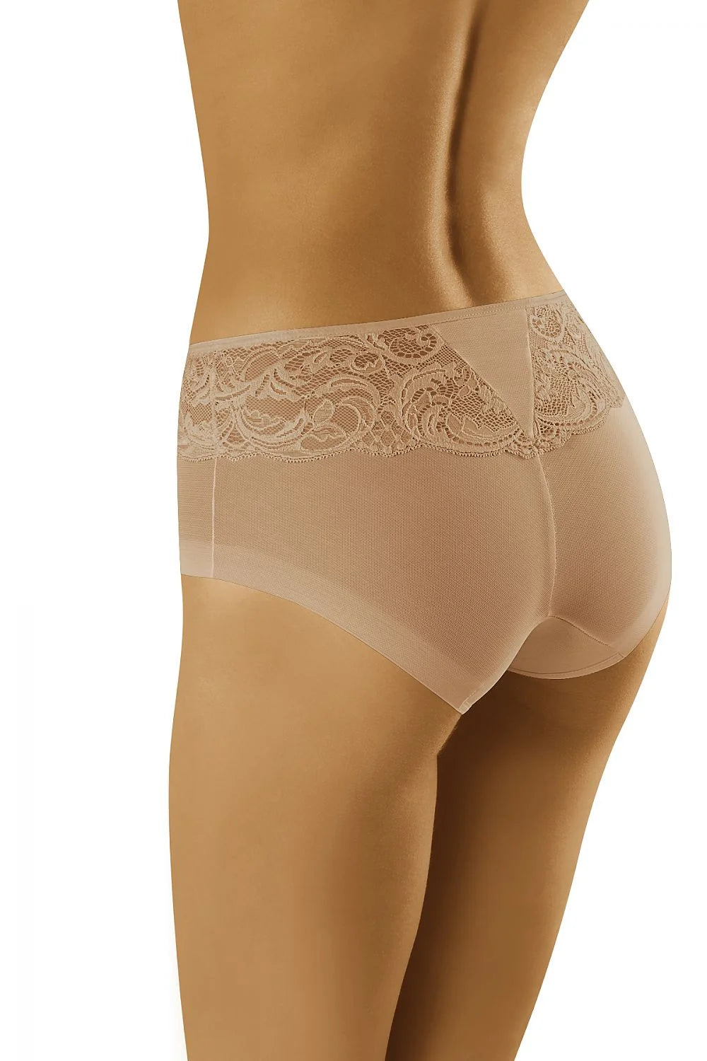Culottes taille haute en dentelle et microfibre élégantes, confortables, pour femme moderne, usage quotidien