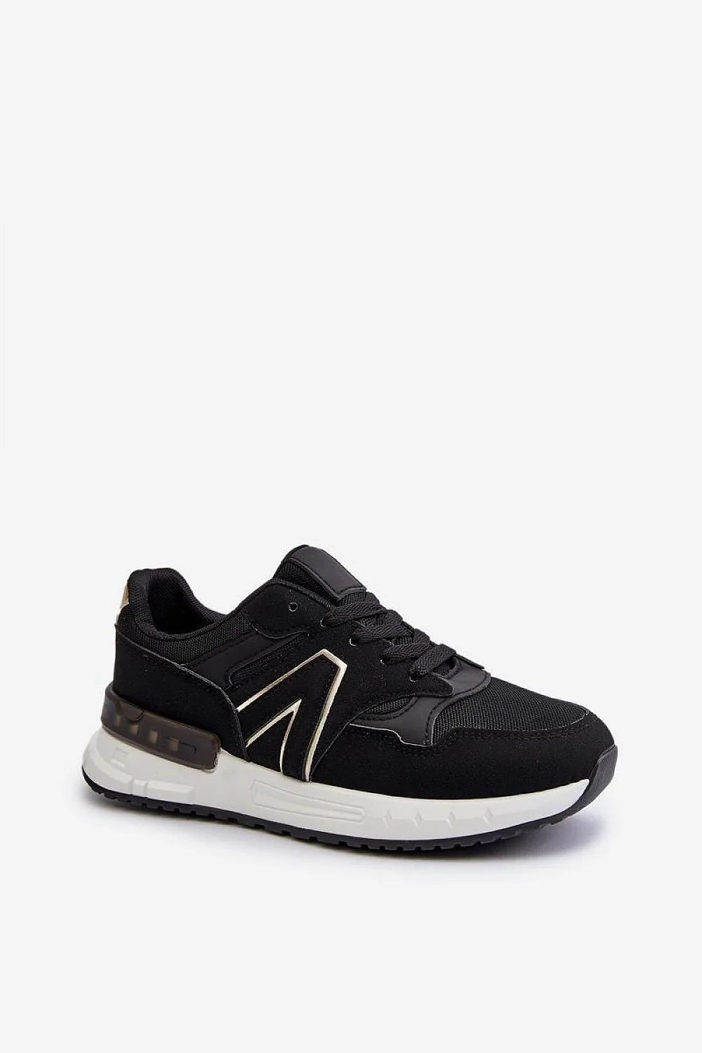 Chaussures de sport modernes pour femmes en cuir artificiel, plateforme discrète, design élégant, confortable, style décontracté