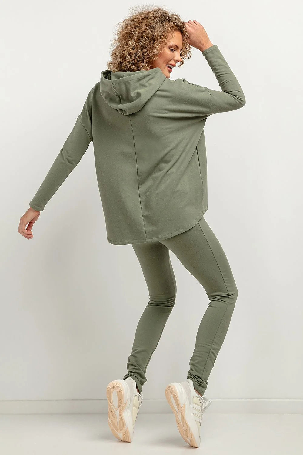 Leggings longues Tessita style décontracté sportswear femmes confortable maille sweatshirt longueur cheville coupe ajustée