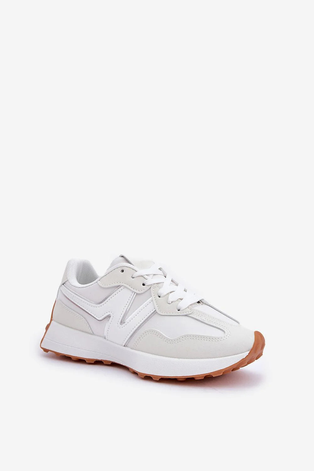 Chaussures de sport femmes Step in style cuir écologique tissu design moderne basse lacets confort anti-dérapant