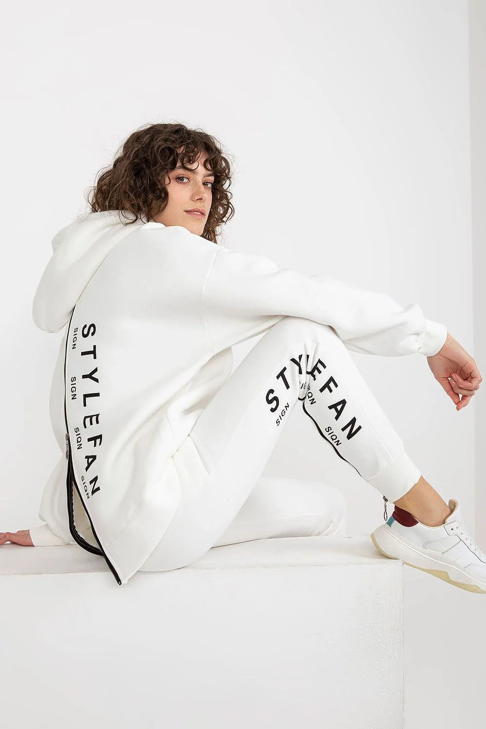 Ensemble de survêtement Ex Moda pour femmes, sweat à capuche et joggers, couleur rouge, confort et style, tailles universelles