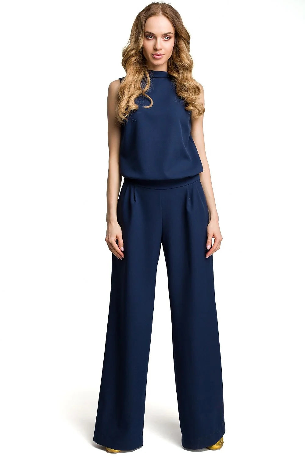 Ensemble pantalon et haut noir fluide élégant classique pour femmes modernes mode chic polyvalente
