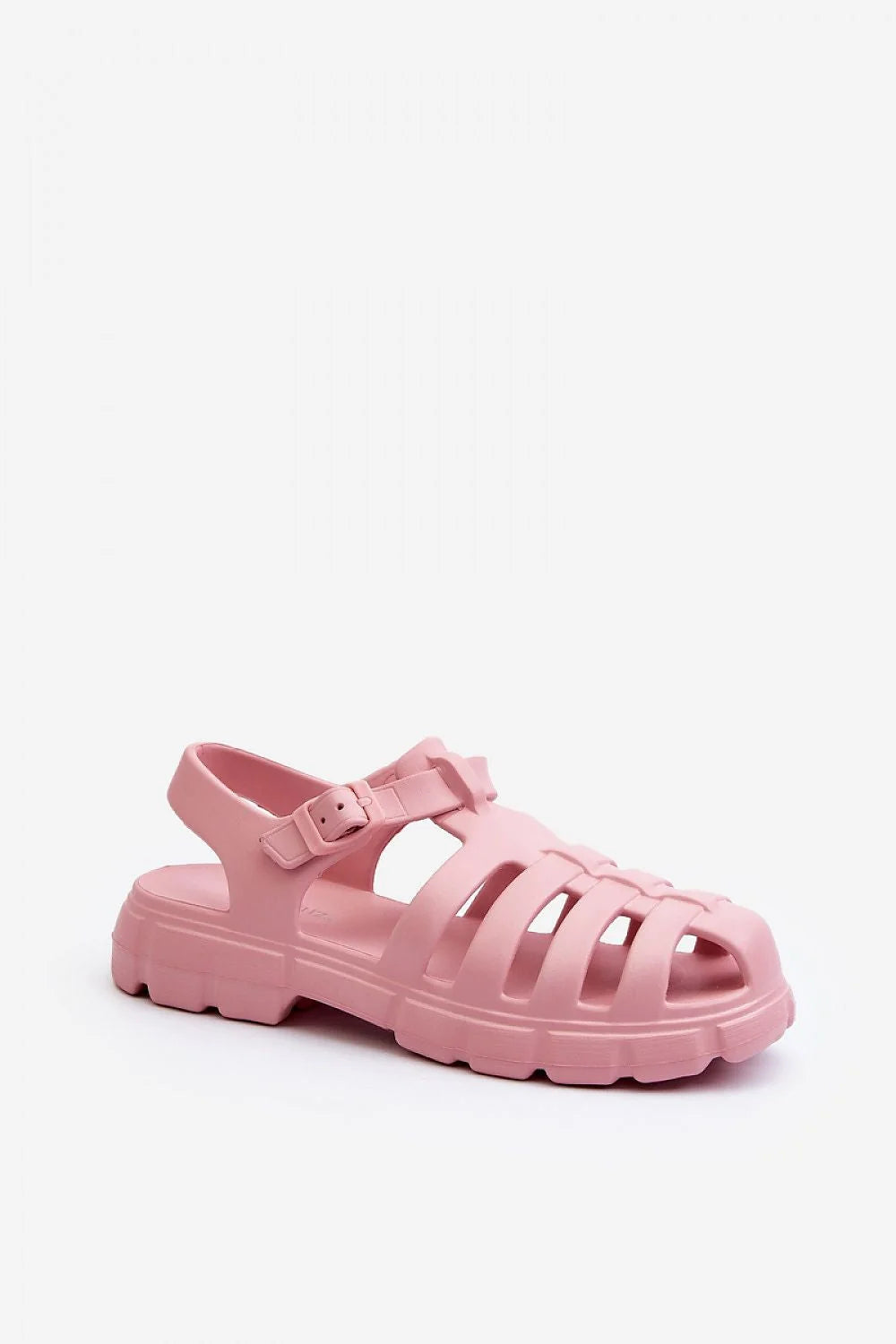 Sandales en mousse pour femmes, style moderne audacieux, couleur rose pâle, confort maximal, parfaites pour la plage ou les sorties estivales