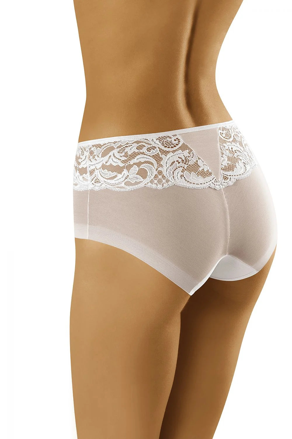 Culottes taille haute en dentelle et microfibre élégantes, confortables, pour femme moderne, usage quotidien