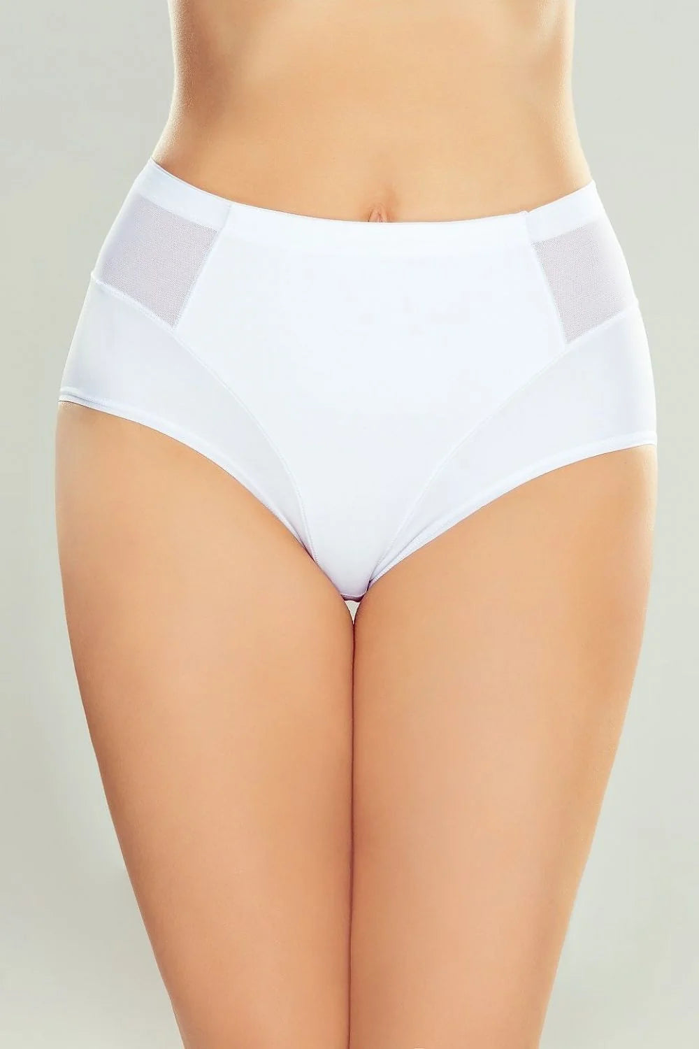 Culotte taille haute femme en tulle blanc confortable élégante ajustement optimal lingerie quotidienne féminine
