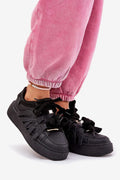 Chaussures de sport Step in style design moderne élégance urbaine confort maximal cuir artificiel semelle épaisse lacets volumineux style casual femmes