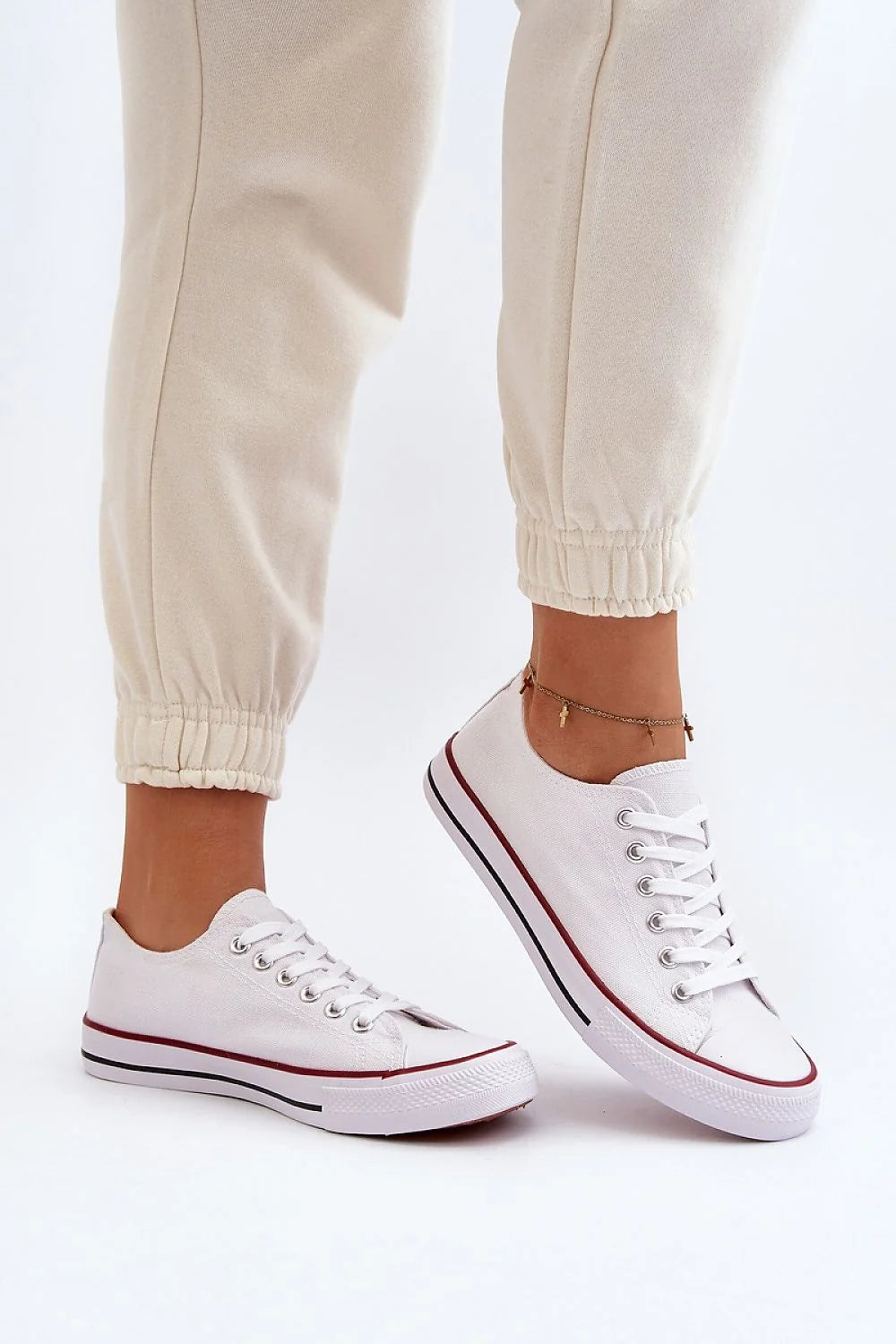 Baskets basses pour femmes en tissu, semelle en caoutchouc, style classique, confortable et versatile, chaussures été printemps