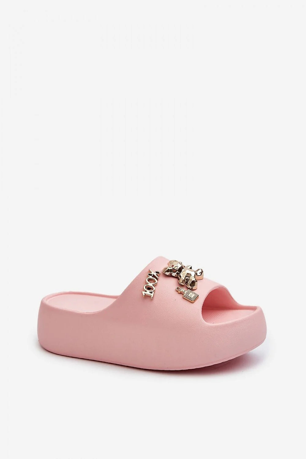 Mules Clacquettes Step in Style Style Moderne Été Femme Confort Élastique Décoration Dorée Accessoires Élégance Mode