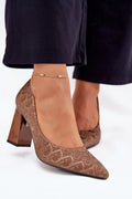 Escarpins talon large Step in style