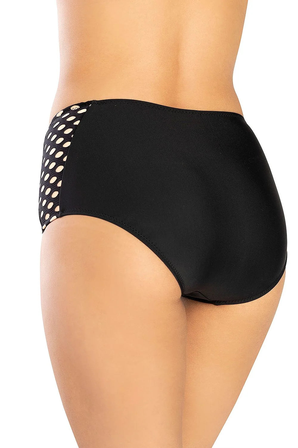 Culotte de bain microfibre élégante taille haute détails ajourés confort moderne femmes chic plage piscine