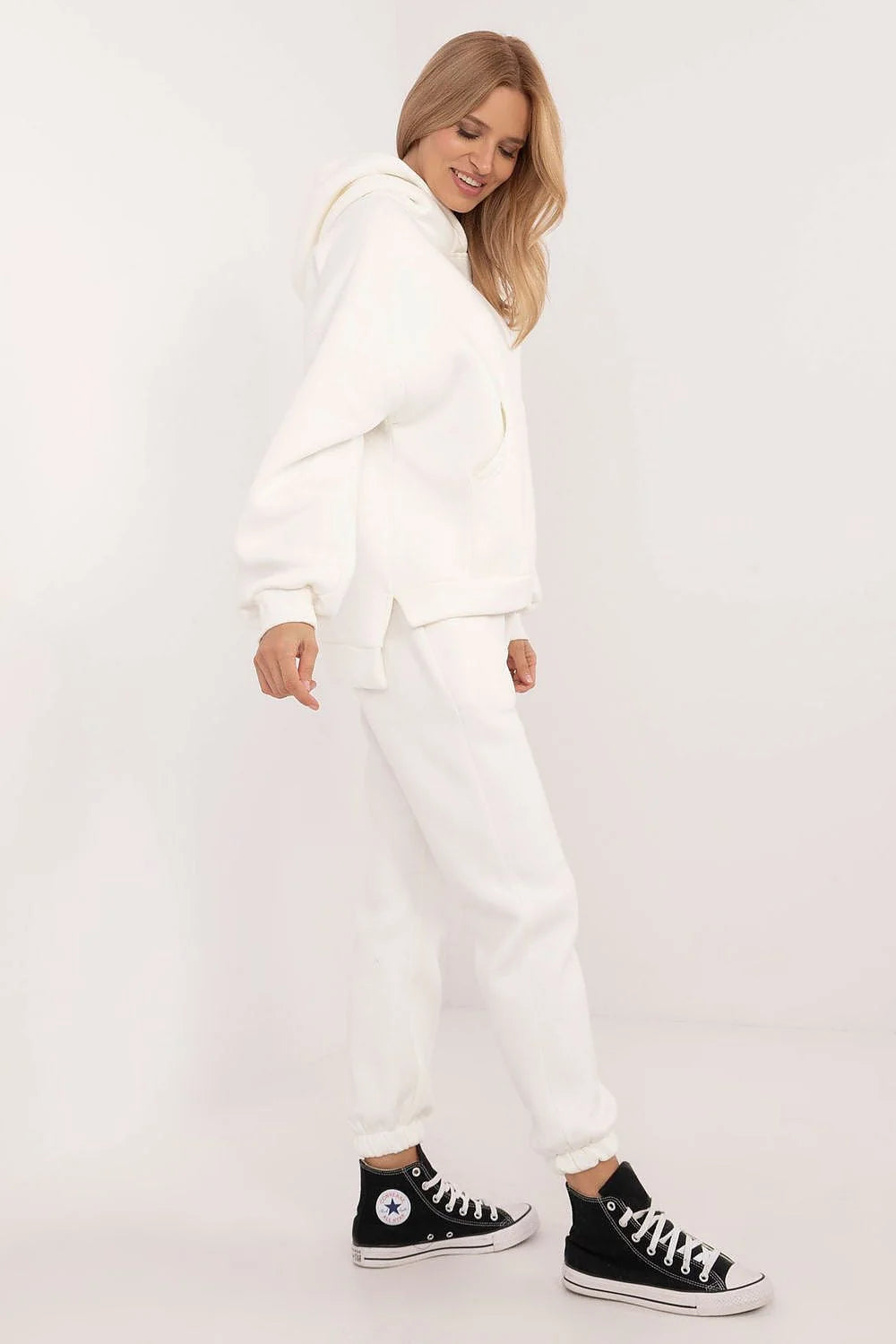 Ensemble de survêtement pour femme style casual sweat à capuche pantalon jogging coton polyester confort durable