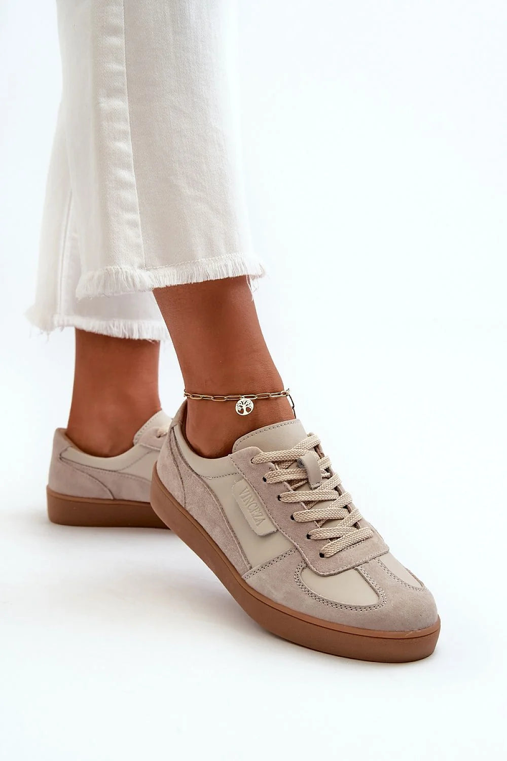 Chaussures de sport pour femme Step in style cuir naturel design élégant conforturable occasion quotidienne sortie décontractée Vinceza