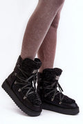 Bottes de neige pour femmes en microfibre imperméable et fausse fourrure, style après-ski, anti-glisse, végan, confort hiver, mode élégant