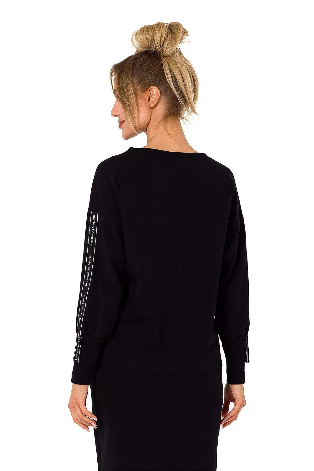 Ensemble pull et jupe femme verte vive manches longues style sportif coton élasthanne