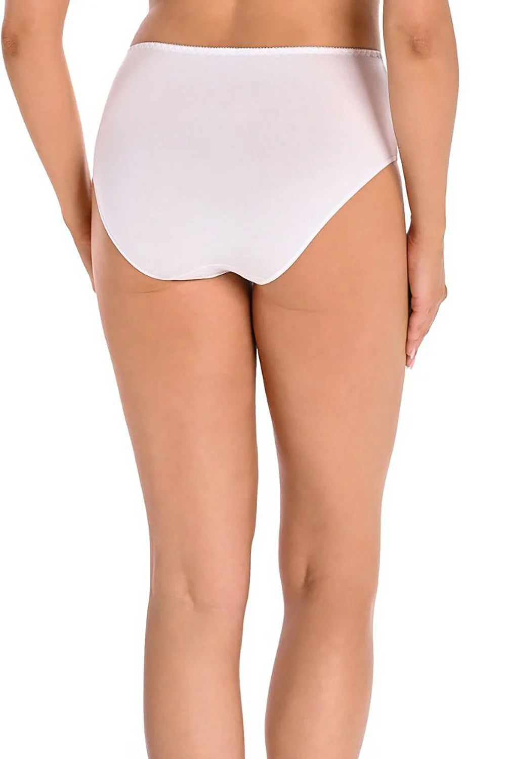 Culottes féminines en coton haute qualité double couche large bande transparente style moderne taille haute femme