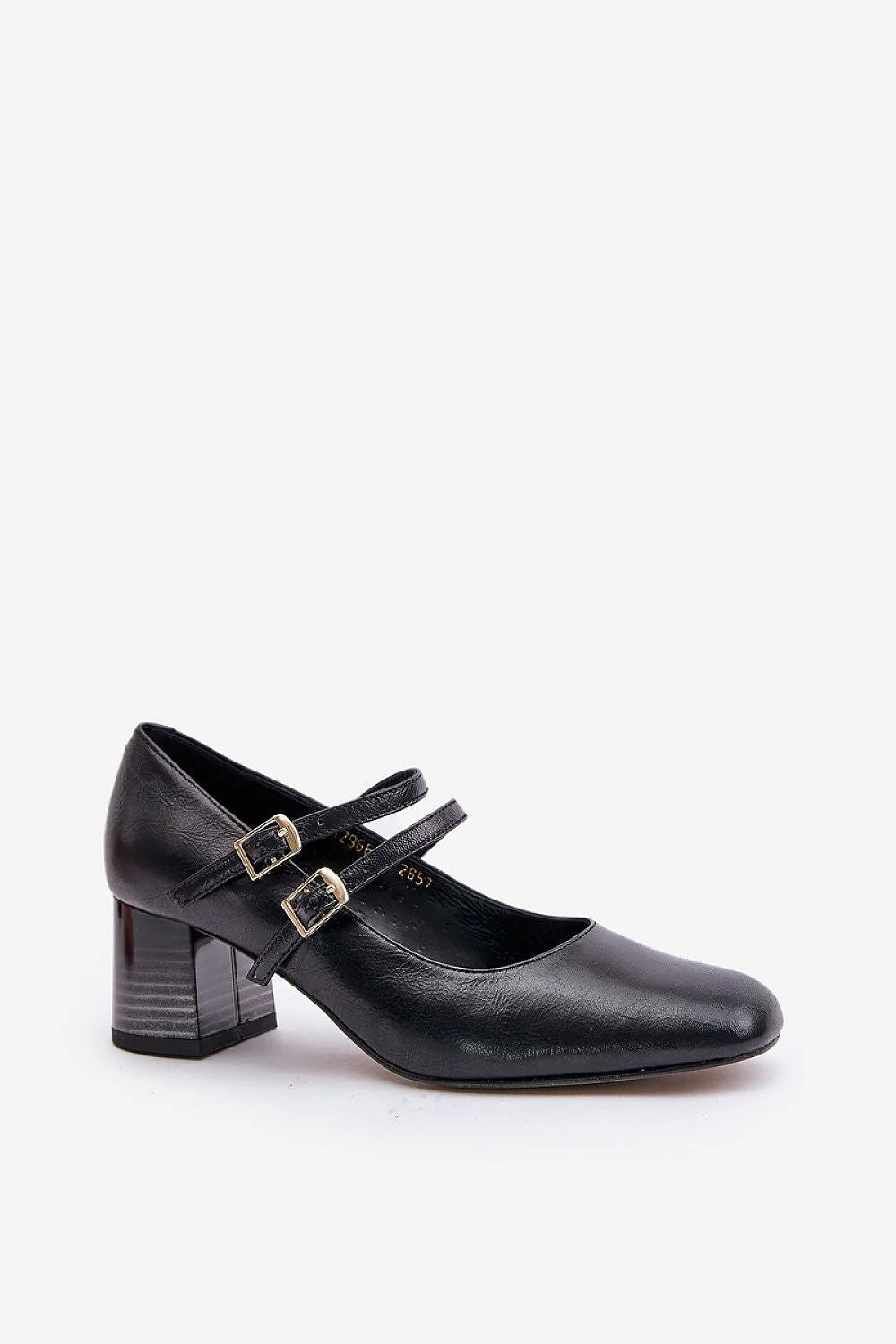 Escarpins talon large Step in style élégants cuir naturel Laura Messi femmes Mary Jane style classique moderne