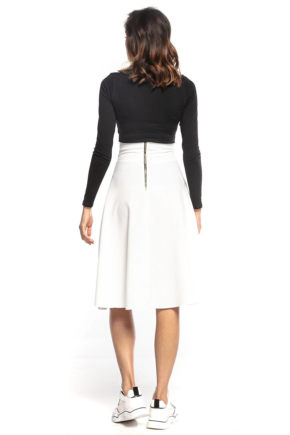 Tenue moderne deux pièces coton noir blanc casual chic confort quotidien pour femmes élégantes