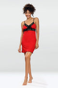 Nuisette sexy DKaren en dentelle noire et satin, coupe ajustée, taille élasthanne, lingerie raffinée pour femmes