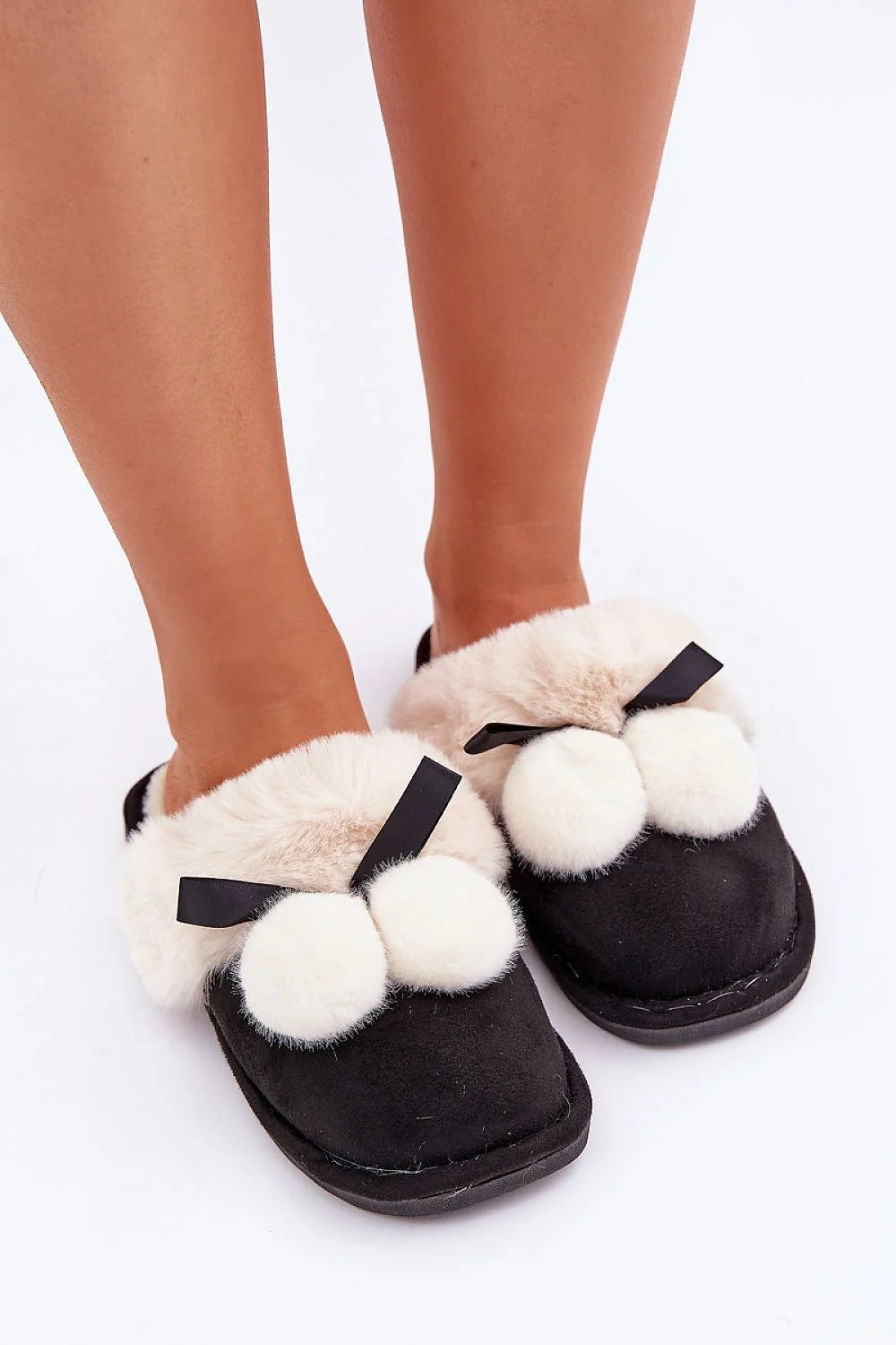 Pantoufles Step in style élégantes douillettes fourrure synthétique cuir synthétique femmes occasion détente intérieure design charmant