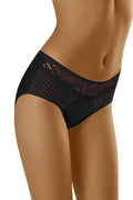 Culotte élégante en dentelle noire Wolbar pour une allure sexy et raffinée au quotidien