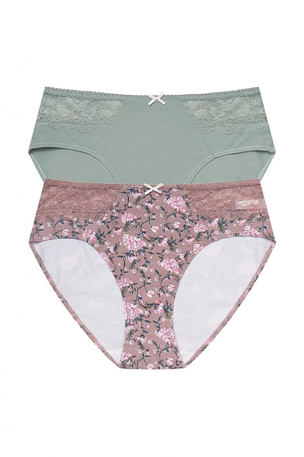culottes féminines coton stretch dentelle florale unie imprimée marine bleu rose mihaute couvrante maintien confortable respirante coutures discrètes nœud décoratif