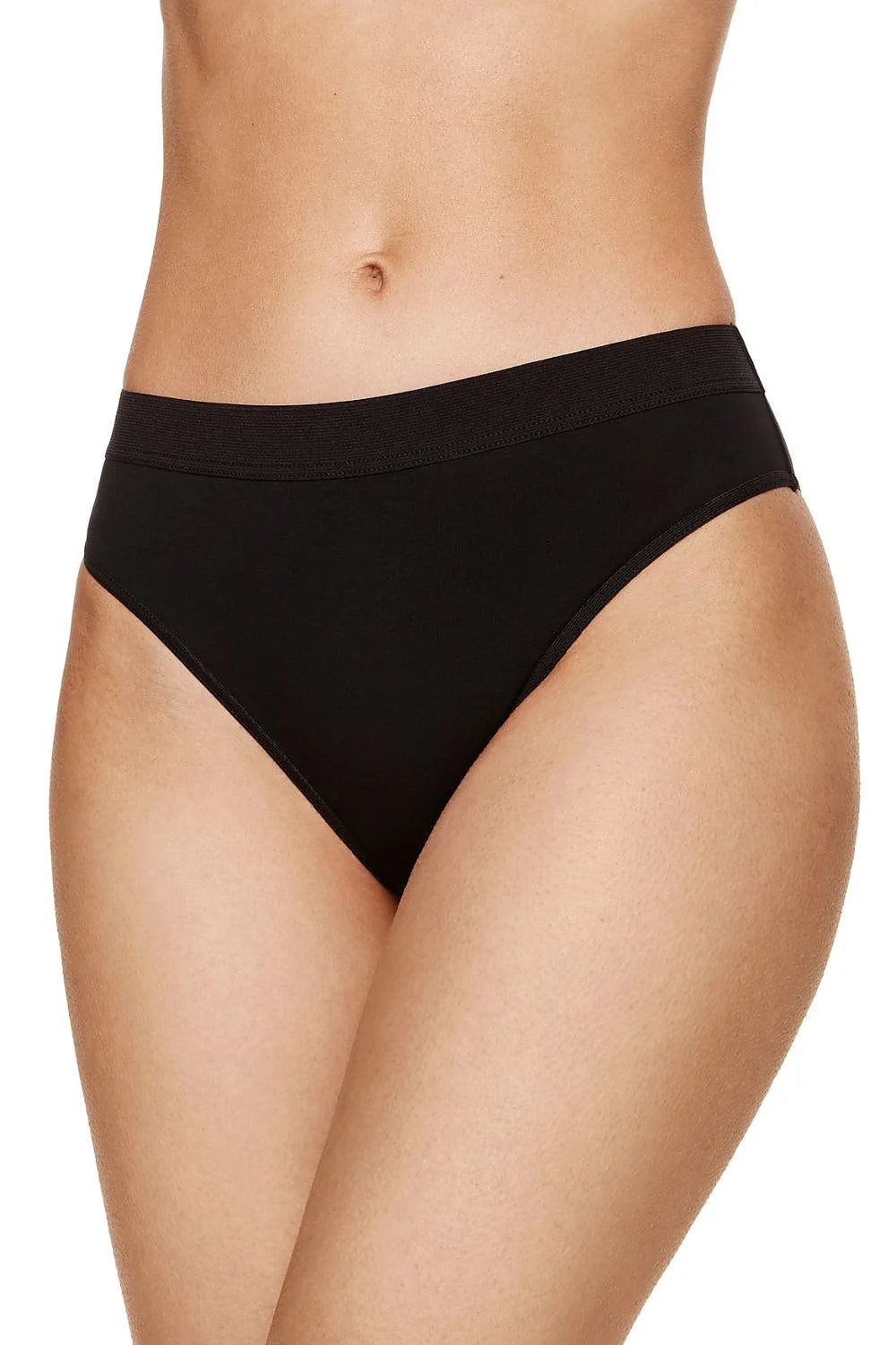 lot trois culottes coton 95 elasthanne 5 bikini taille moyenne échancrée allonge jambes valorise fesses bande elastique maintien confortable invisible