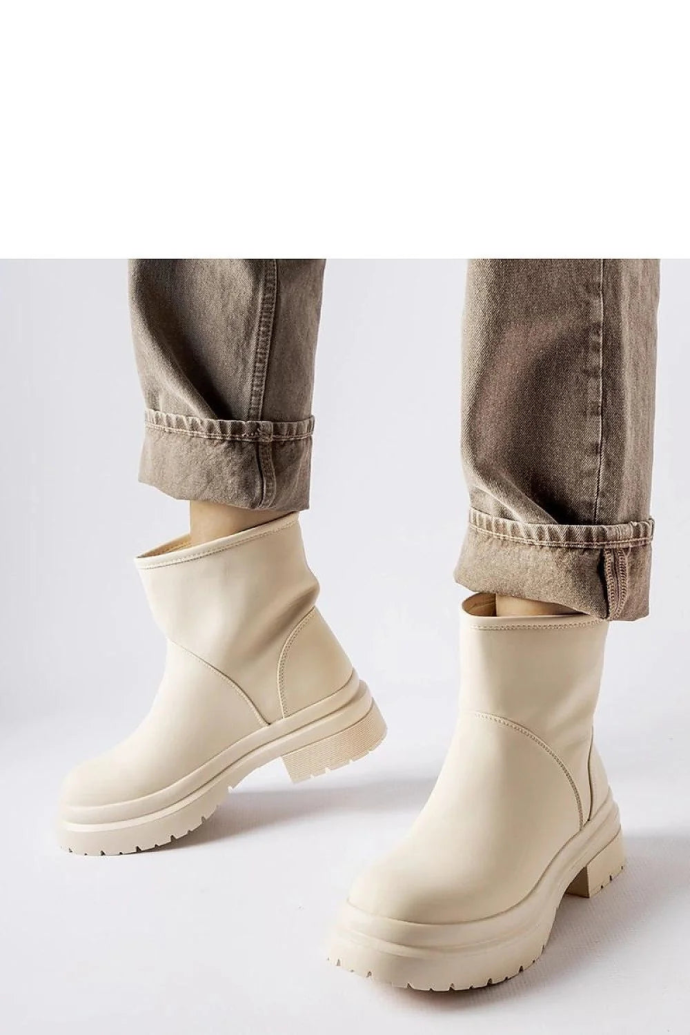 Bottes pour femmes Solea moderne élégante beige waterproof mi-mollet confortable durable occasion quotidienne ville hiver style casual formel
