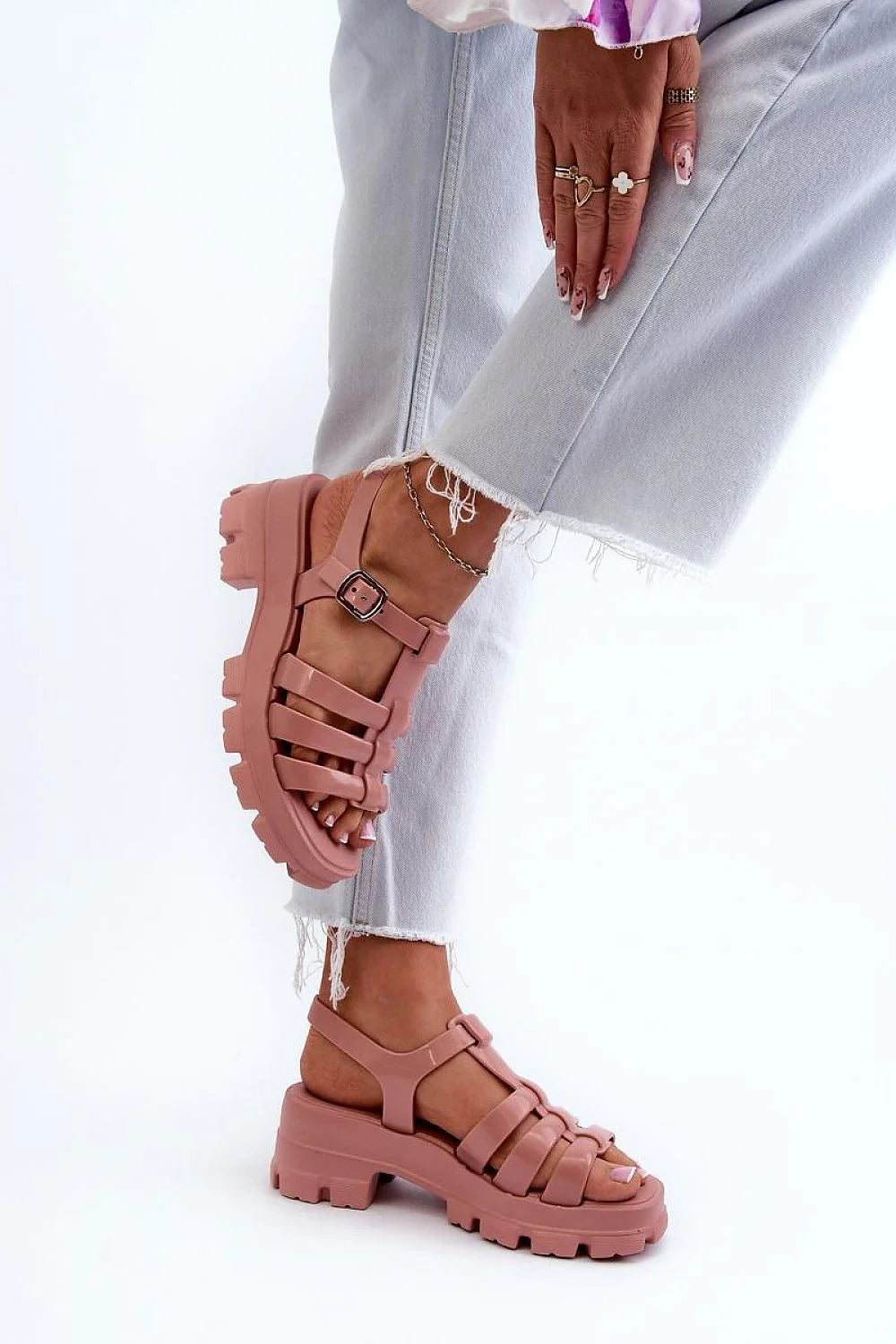 Sandales femmes plateforme design moderne matériaux haute qualité confort style été couleur douce collection été marque ZAXY vegan hypoallergénique recyclable