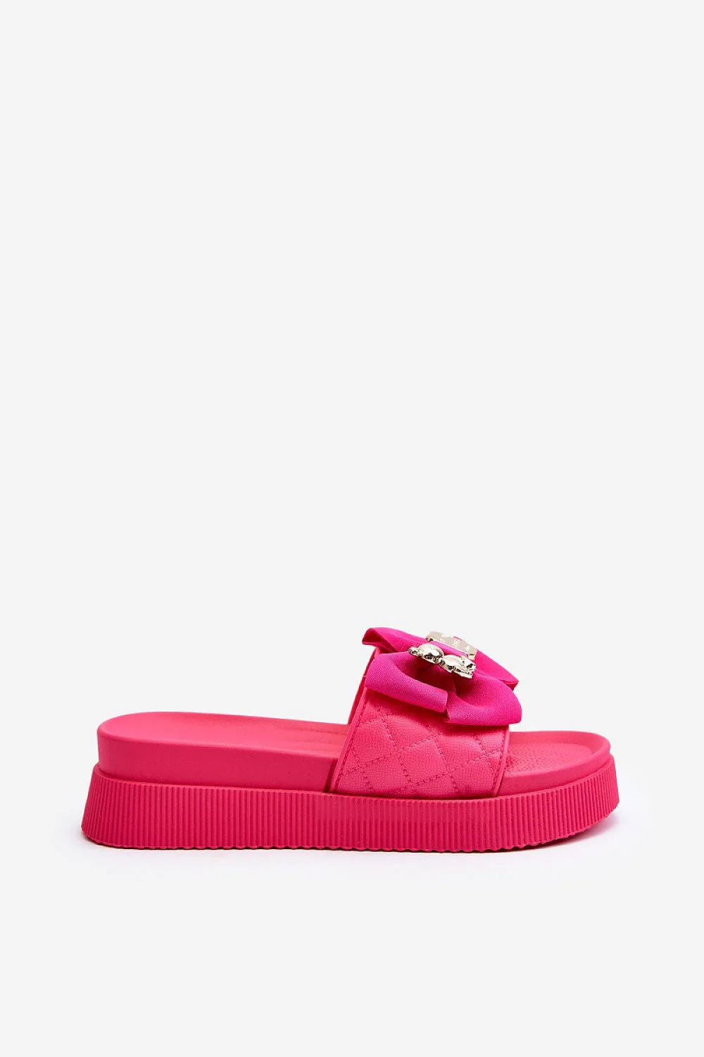 Mules femme Clacquettes Step in style cuir artificiel plateforme 4.5 cm nœud satiné ours peluche tendance été 2023