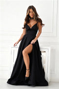 Robe longue Bicotone