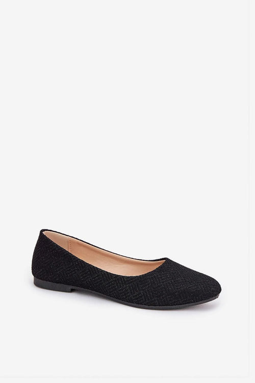 ballerines femme élégantes confortables textile noir minimaliste pailletées bout pointu basse semelle synthétique antidérapante intérieure simili cuir bracelet cheville doré