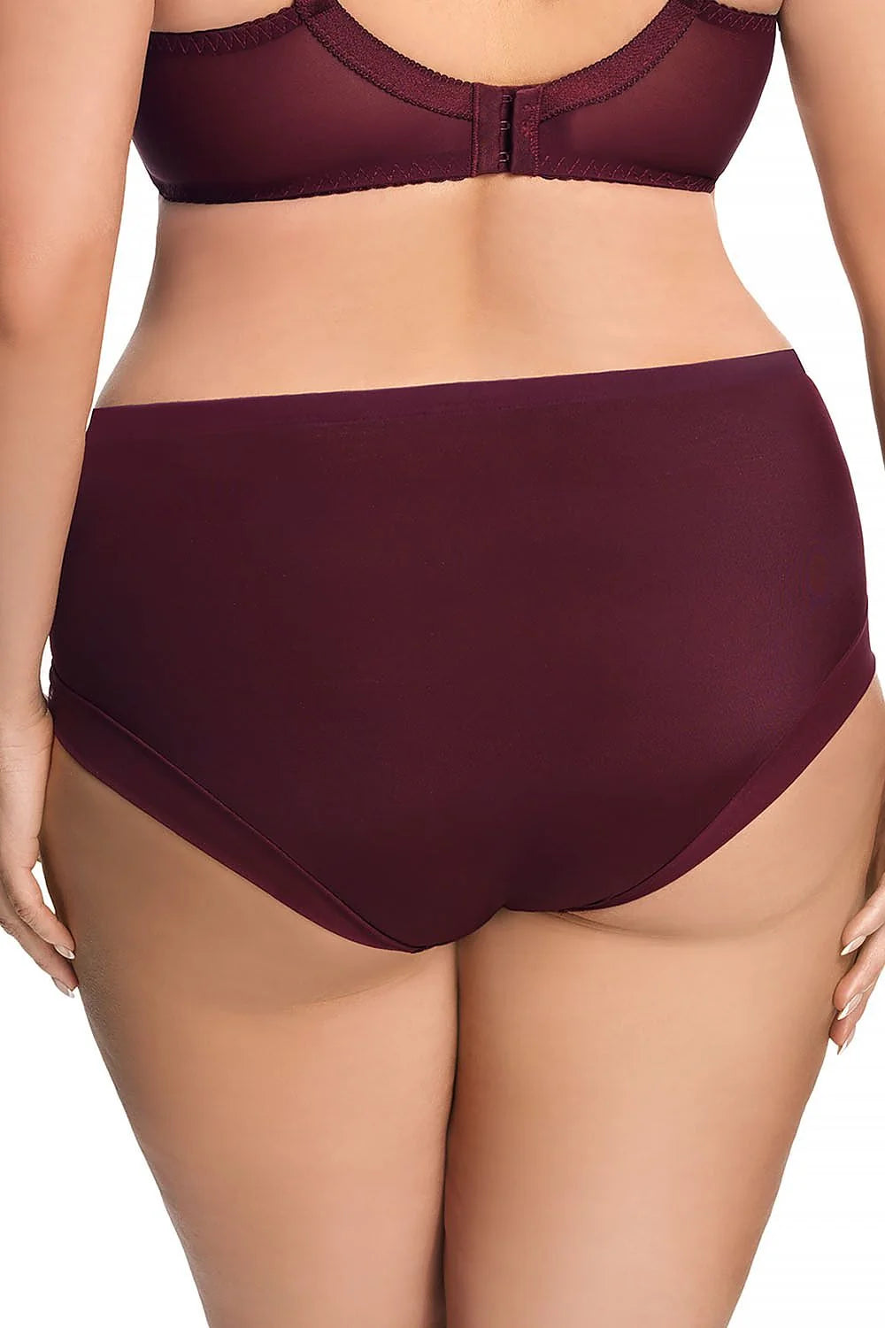 Culottes élégantes en dentelle bordeaux Gorsenia pour femmes style romantique confort taille haute