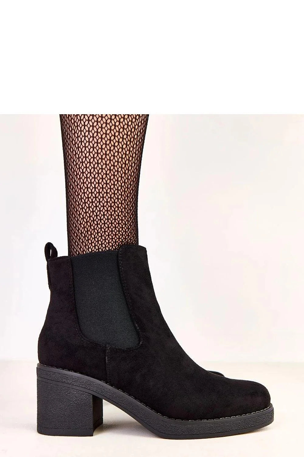 bottines Chelsea talon bloc cuir suédé écologique bout arrondi semelle plateforme gomme antidérapante gousset élastique doublure thermique urbain chic