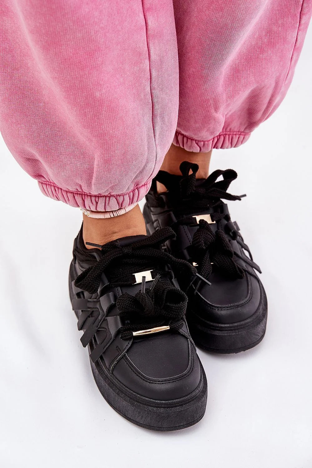 Chaussures de sport Step in style design moderne élégance urbaine confort maximal cuir artificiel semelle épaisse lacets volumineux style casual femmes