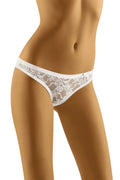 Culottes dentelle blanche romantique sexy élégantes motifs floraux transparents soirée spéciale confort ajusté féminin