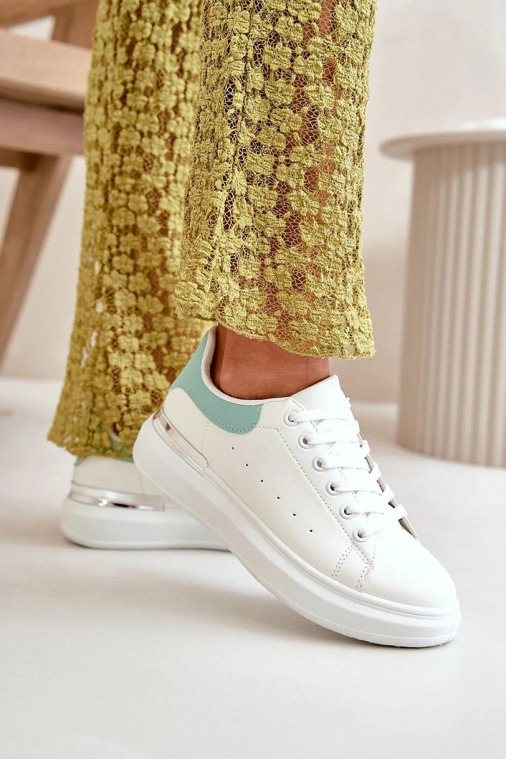 Baskets Step in style - Sneakers basses en cuir artificiel, plateforme, style minimaliste, femmes, occasion多种, etc.