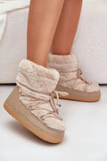 Bottes de neige pour femmes en fourrure Step in style confortables chaleureuses style hivernal design moderne