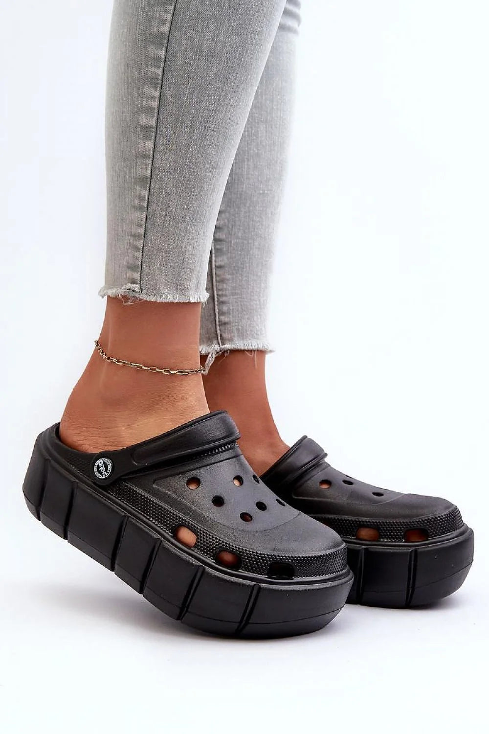 Sandales à glisser femmes en mousse semelle épaisse style urbain confort été noir durable et légères