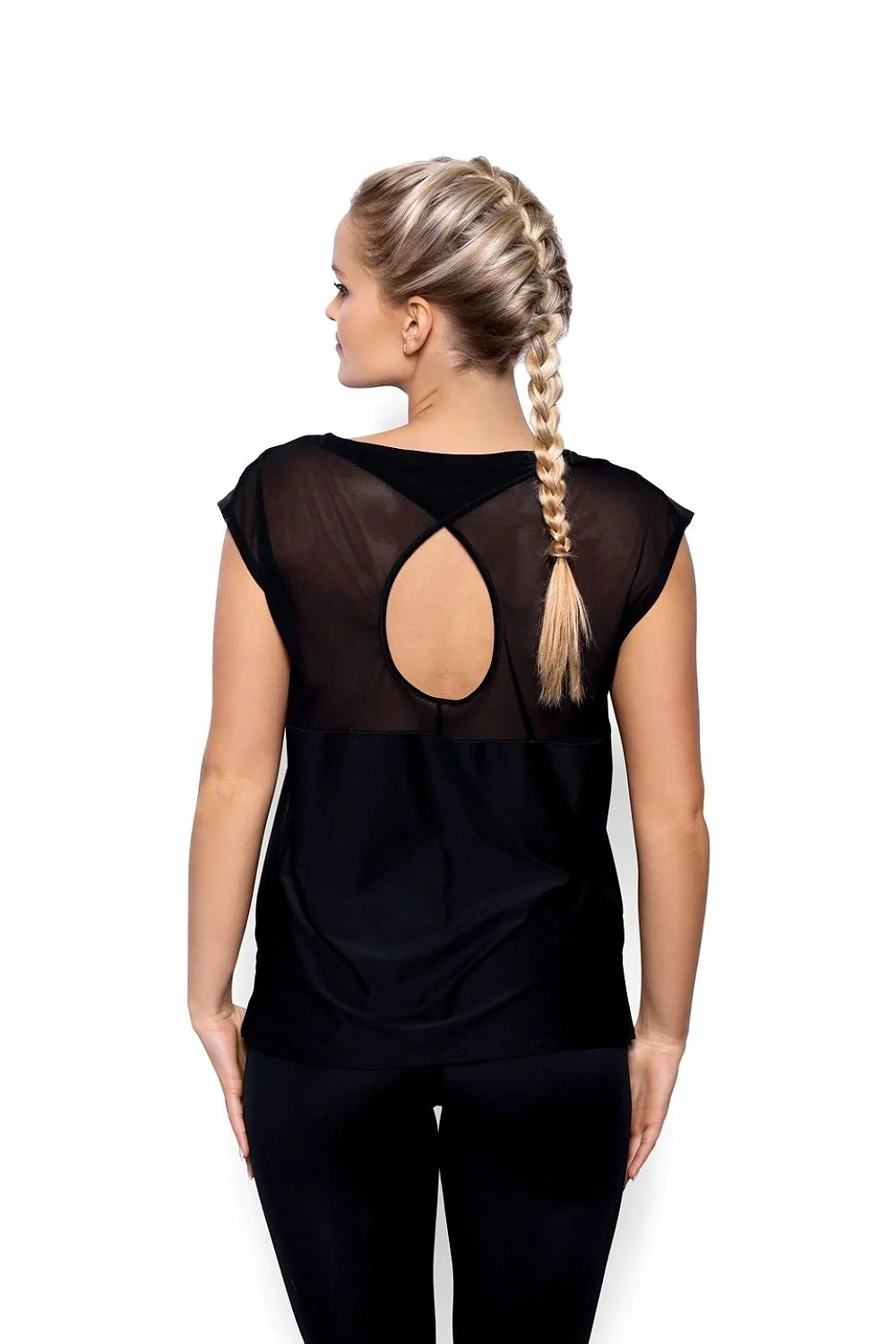 Chemisier Eldar Fit by Eldar Élégant Blouse Femme Coupe Large Manches Courtes Décolleté en Amande Tissu Élasthanne Polyester Taille S M L XL