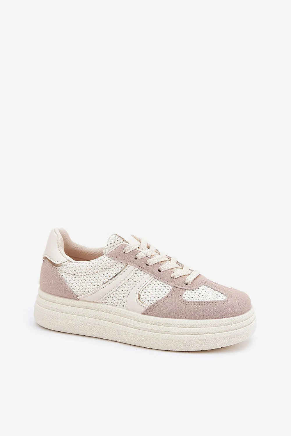Chaussures de sport Step in style pour femmes plateforme design moderne style casual confortable amorti élevé cuir synthétique tissu maille