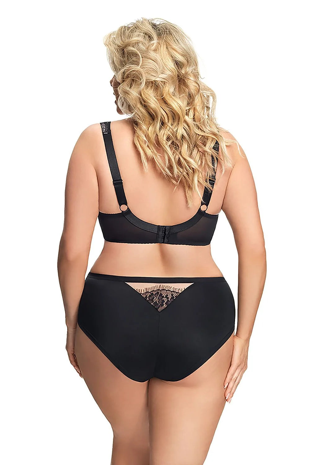Ensemble lingerie femme dentelle tulle blanc élégance confort ajustable soutien-gorge culotte maintien optimal