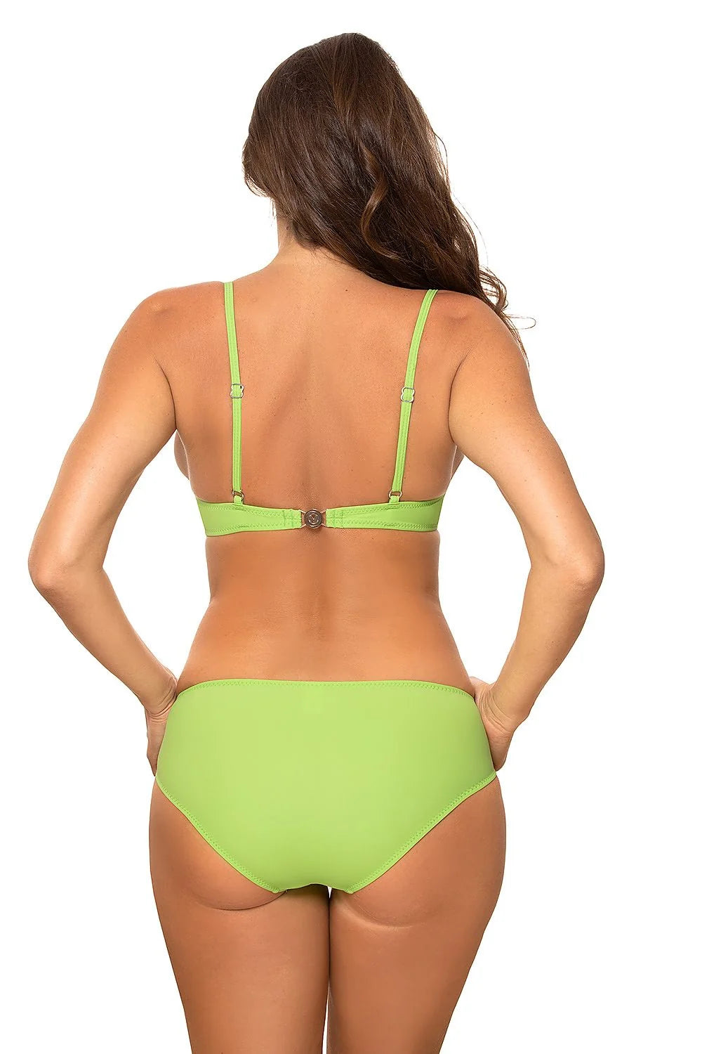 Maillot de bain deux pièces femme style push-up coupe confortable tissu italien Carvico Tessuti